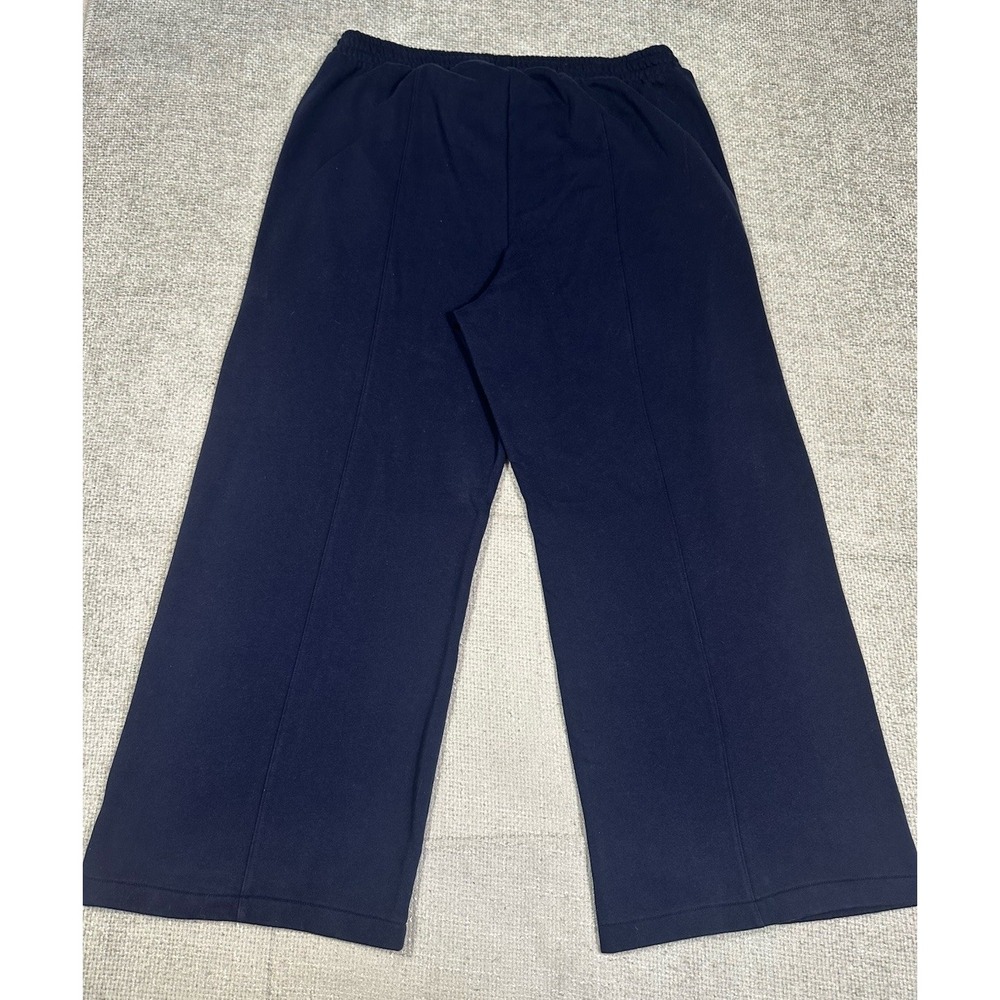 Gap Sweatpants Womens XXL Blue VintageSoft Seamed Wide Leg Loungewear - Picture 2 of 12